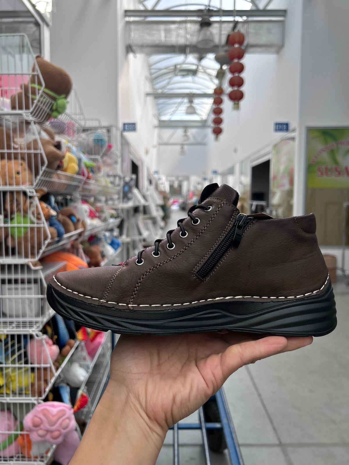 Botki Damskie (36-41) 12Par 9592-2 BROWN