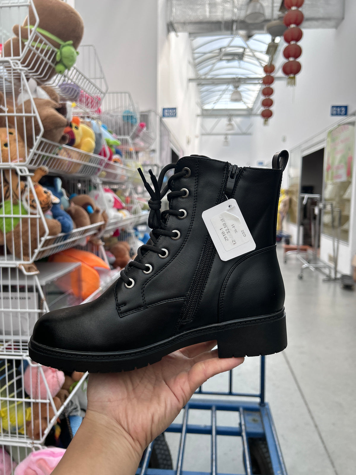 Botki Damskie (36-41) 12Par 2910-1 BLACK