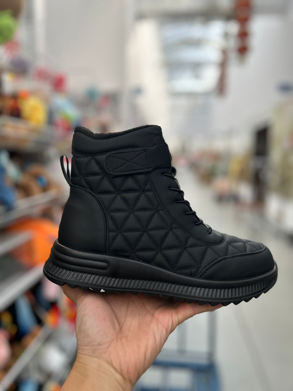Botki Śniegowce damskie (36-42, 12par) D1506-1 BLACK