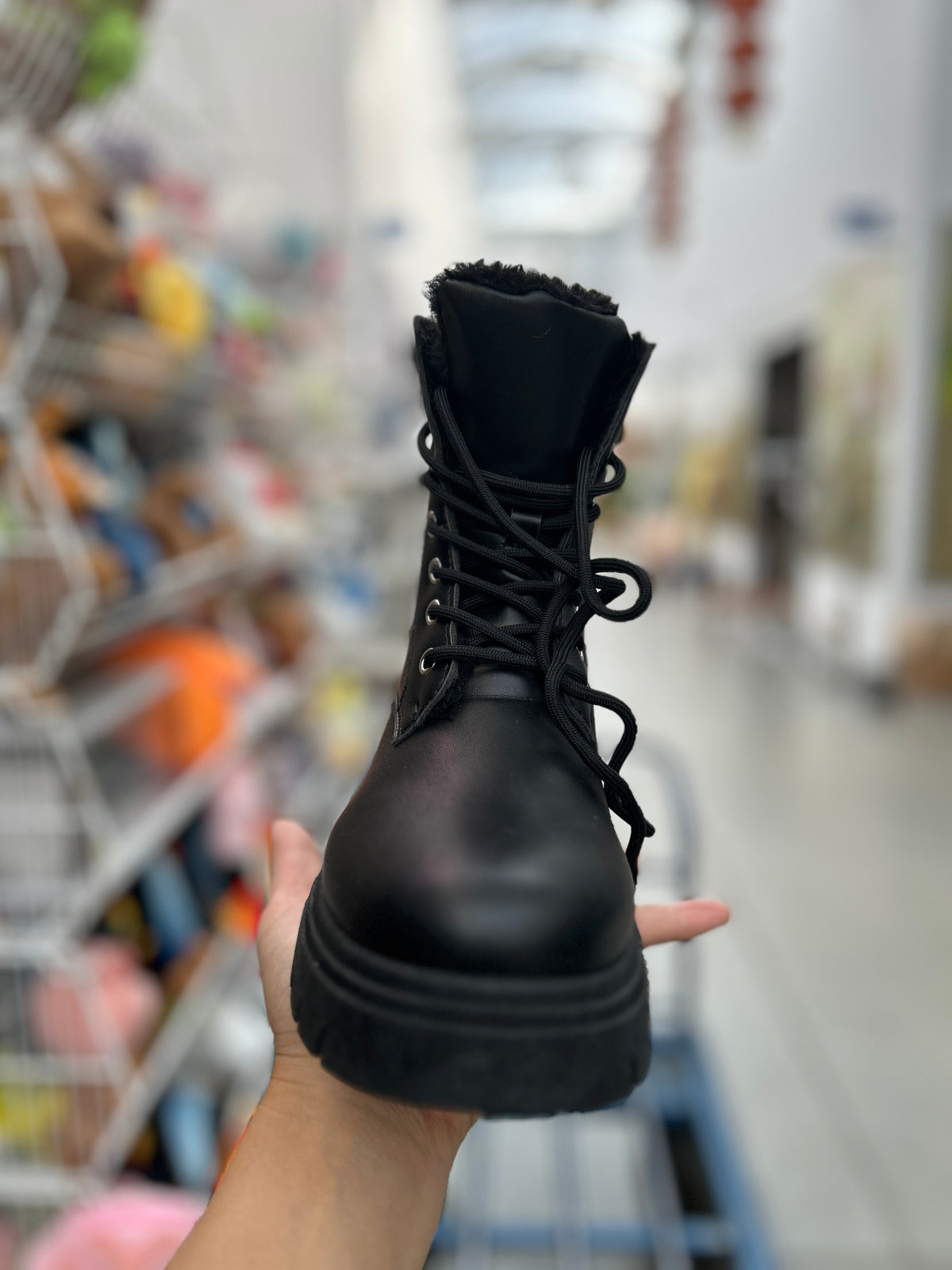 Botki Śniegowce damskie (36-41, 12par) D6501-21 BLACK