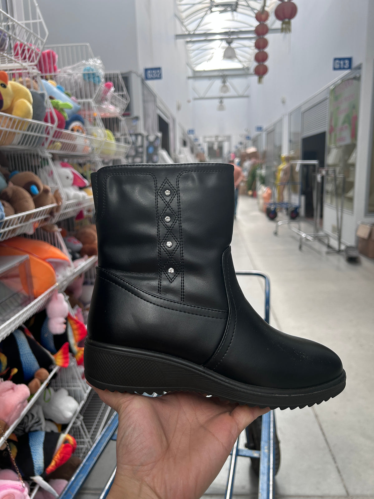 Botki Damskie (36-42) 12Par D26308-21 BLACK