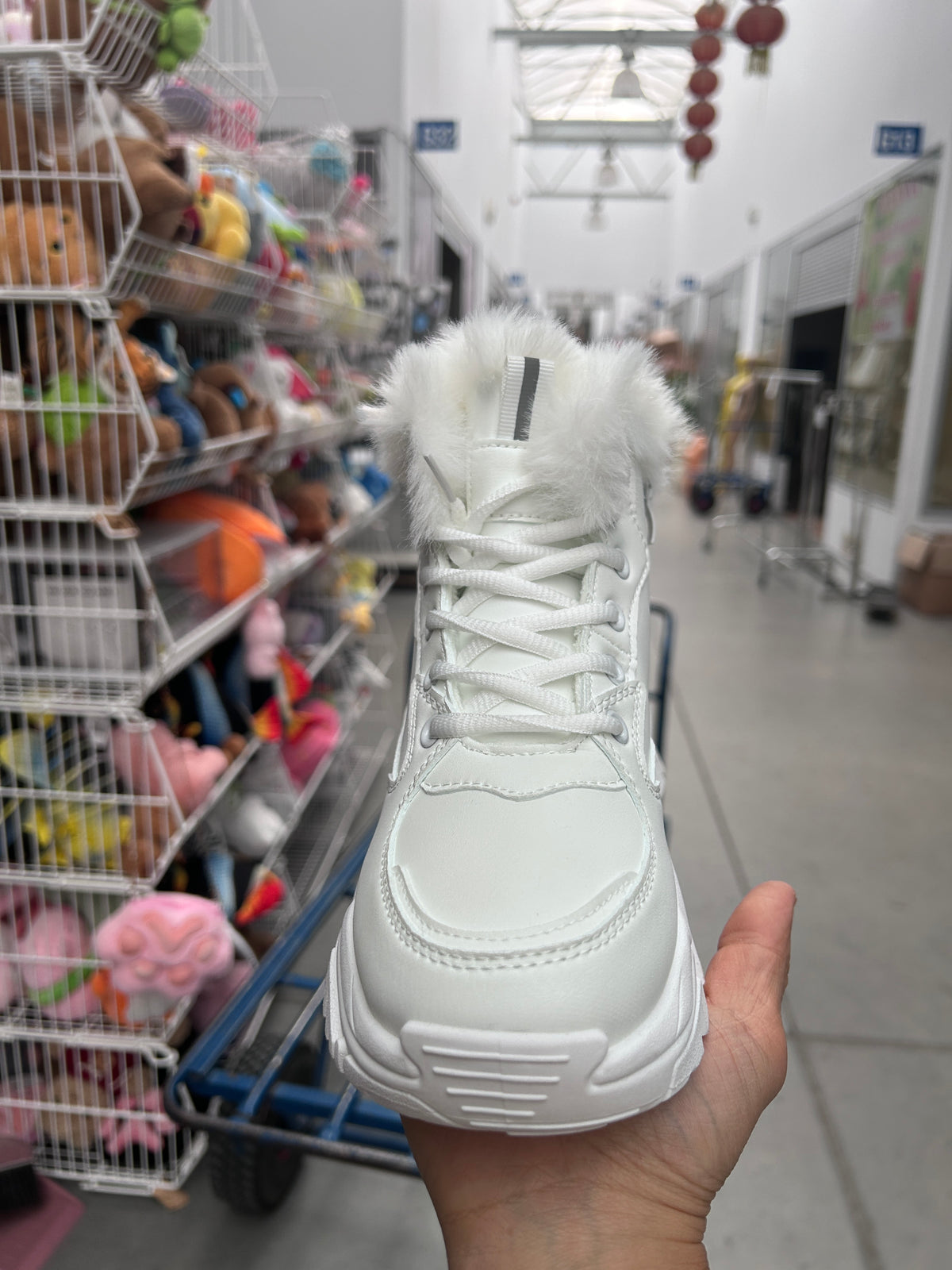 Botki Śniegowce damskie (36-41, 12par) D9303-8 WHITE