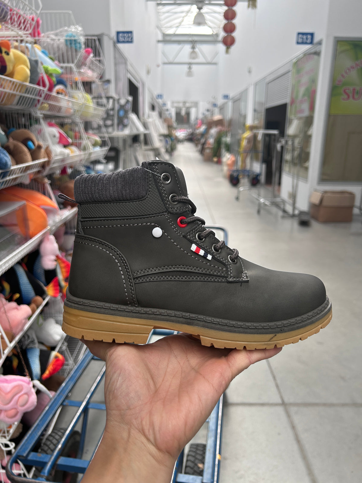 Botki Damskie (36-41) 12Par D9806-4 GREY