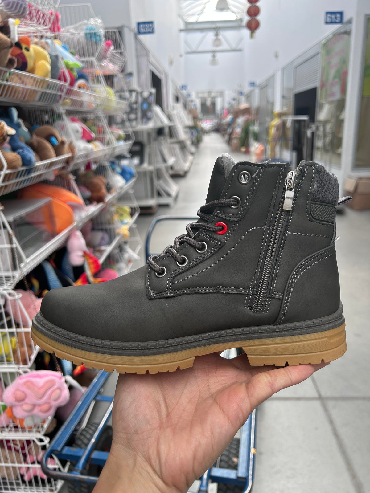 Botki Damskie (36-41) 12Par D9806-4 GREY