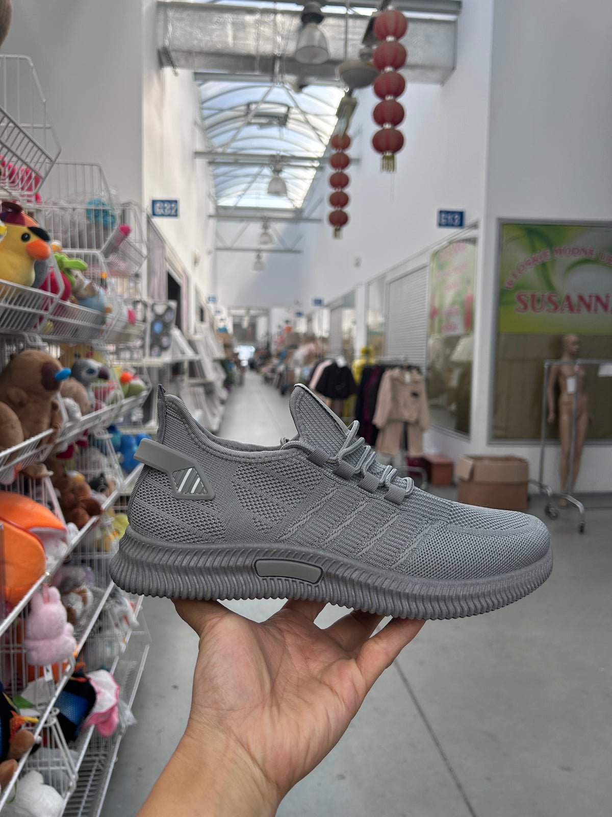Buty Sportowe Męskie W24001 Grey  (41-46,12par)