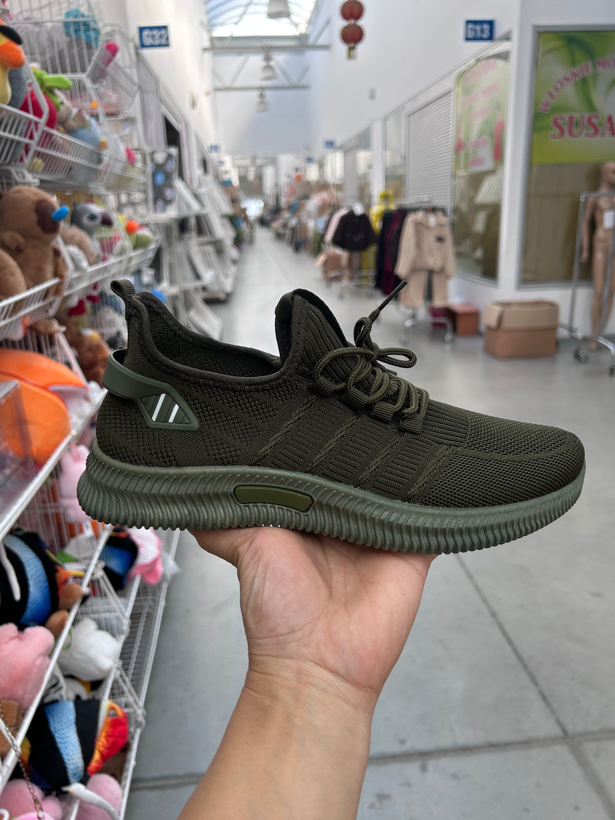 Buty Sportowe Męskie W24001 green  (41-46,12par)