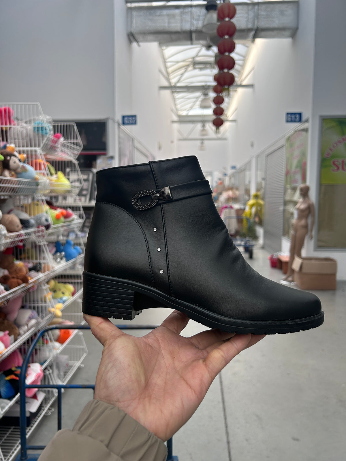 Botki Damskie (37-42) 12Par D92-1 BLACK