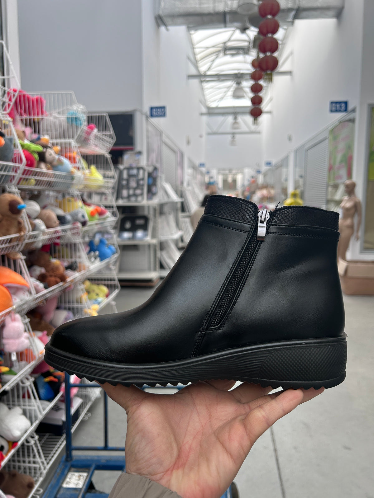 Botki Damskie (36-42) 12Par D26317-21 BLACK