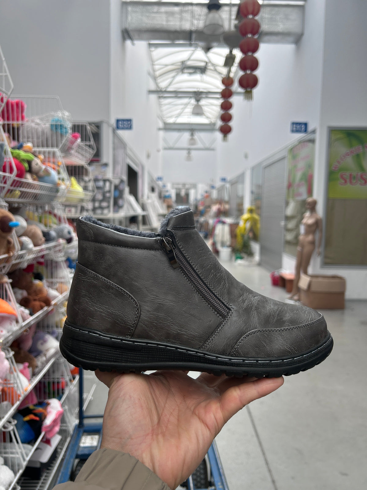 Botki Damskie (36-42) 12Par D83-10 GREY