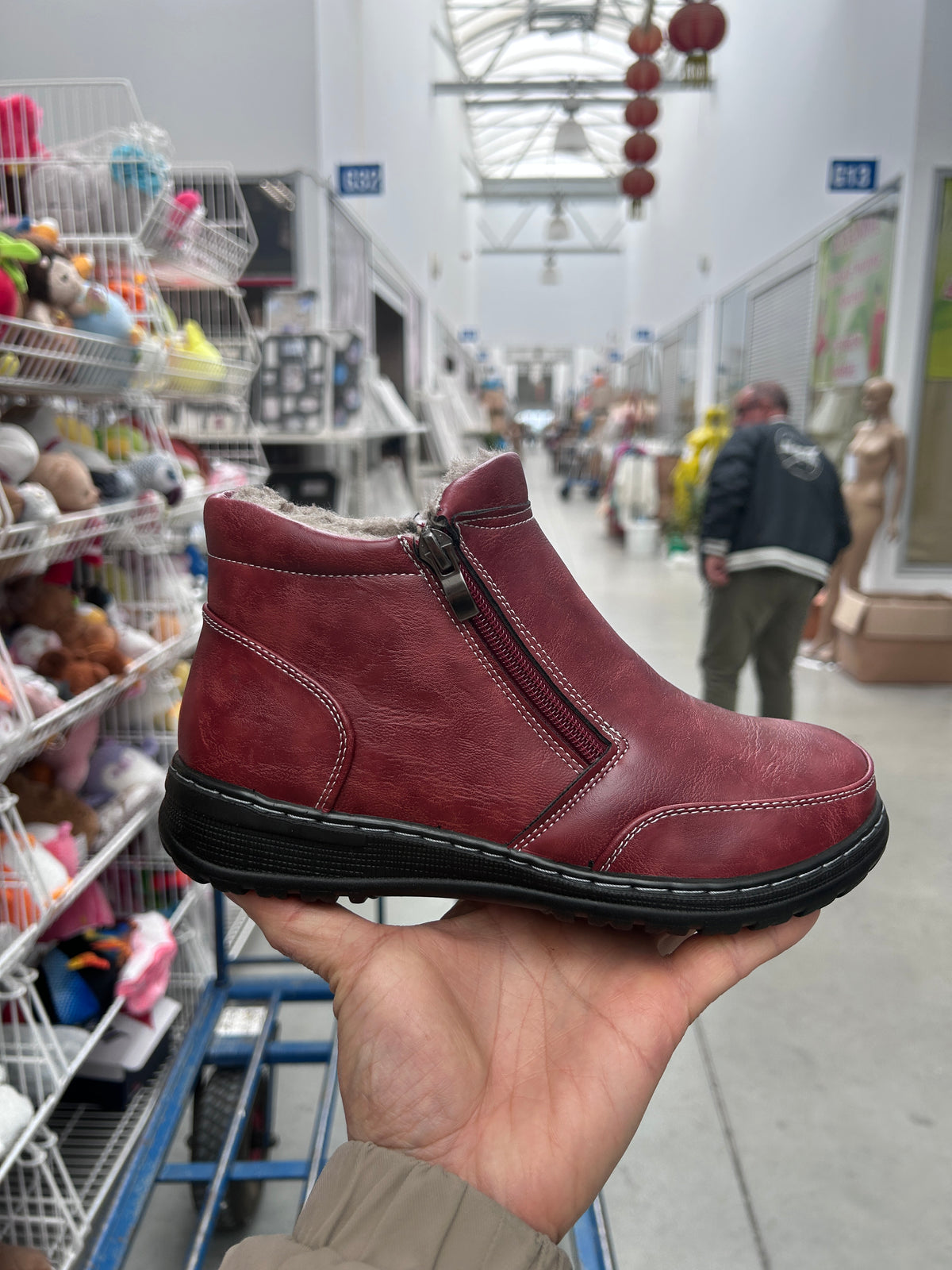 Botki Damskie (36-42) 12Par D83-4 RED