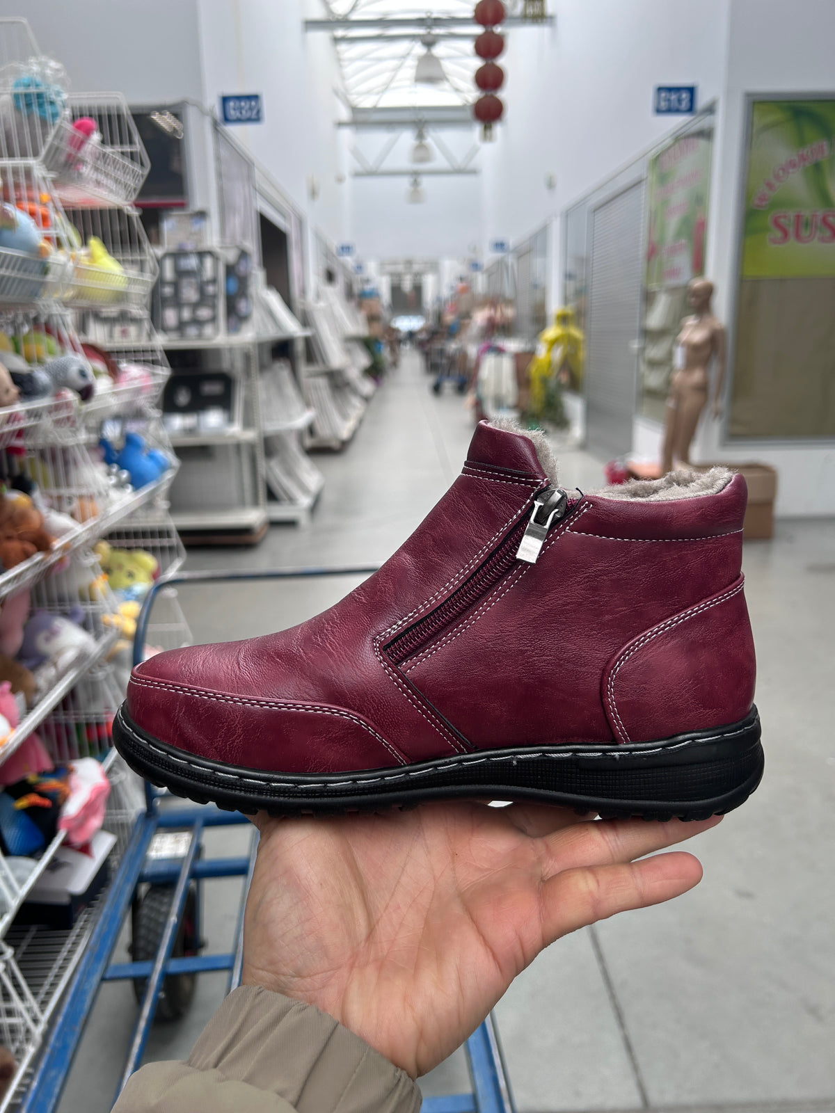 Botki Damskie (36-42) 12Par D83-4 RED