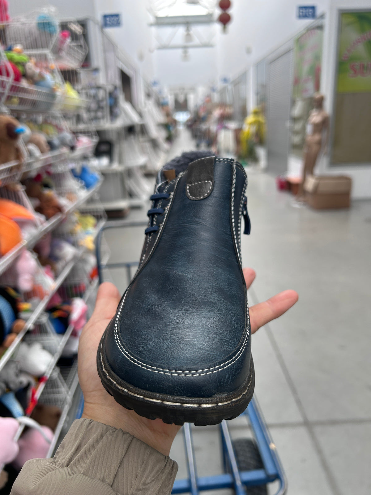 Botki damskie (36-41) 12par 9667-11 BLUE
