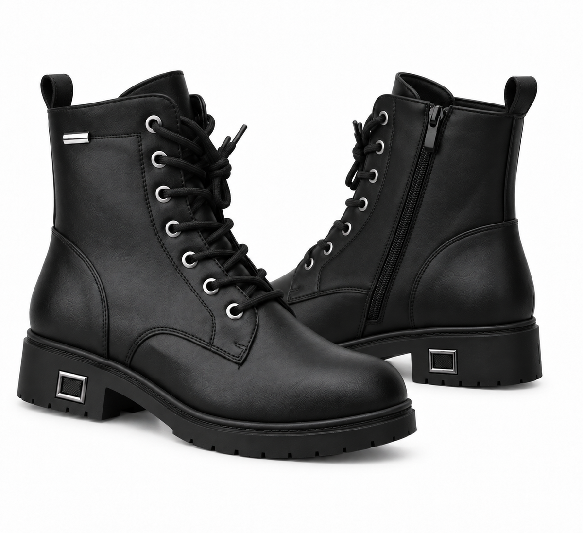 Botki Damskie (36-41) 12Par 2910-1 BLACK