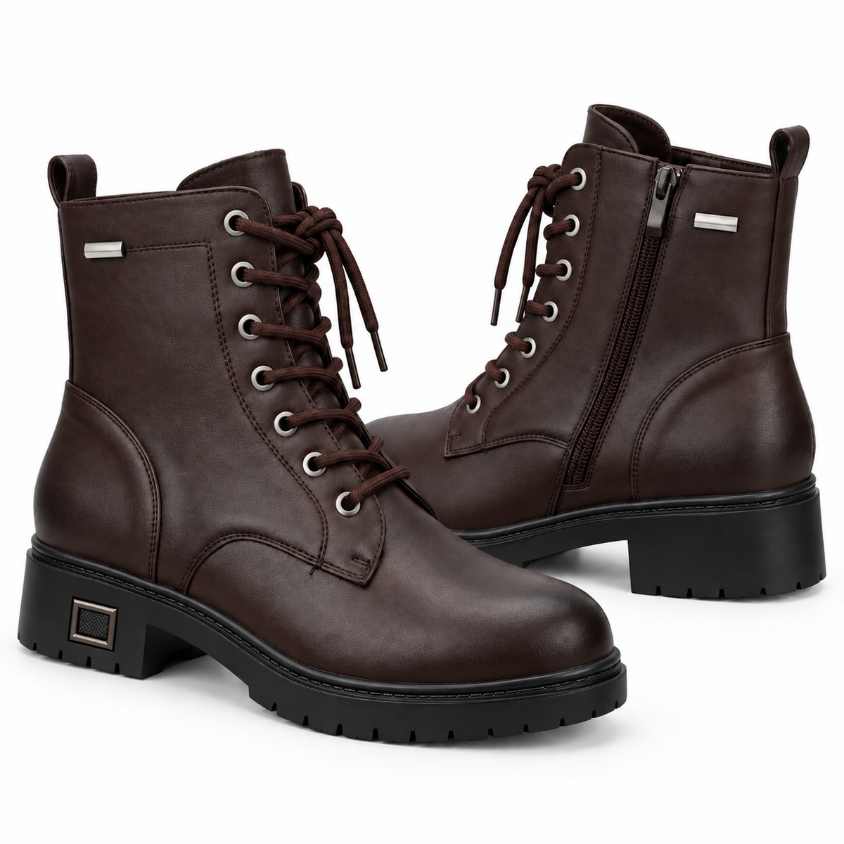Botki Damskie (36-41) 12Par 2910-4 BROWN