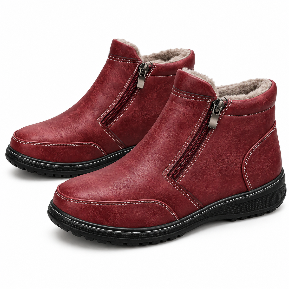 Botki Damskie (36-42) 12Par D83-4 RED
