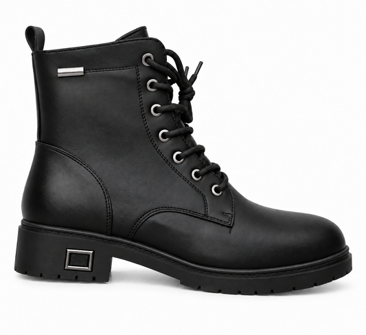 Botki Damskie (36-41) 12Par 2910-1 BLACK