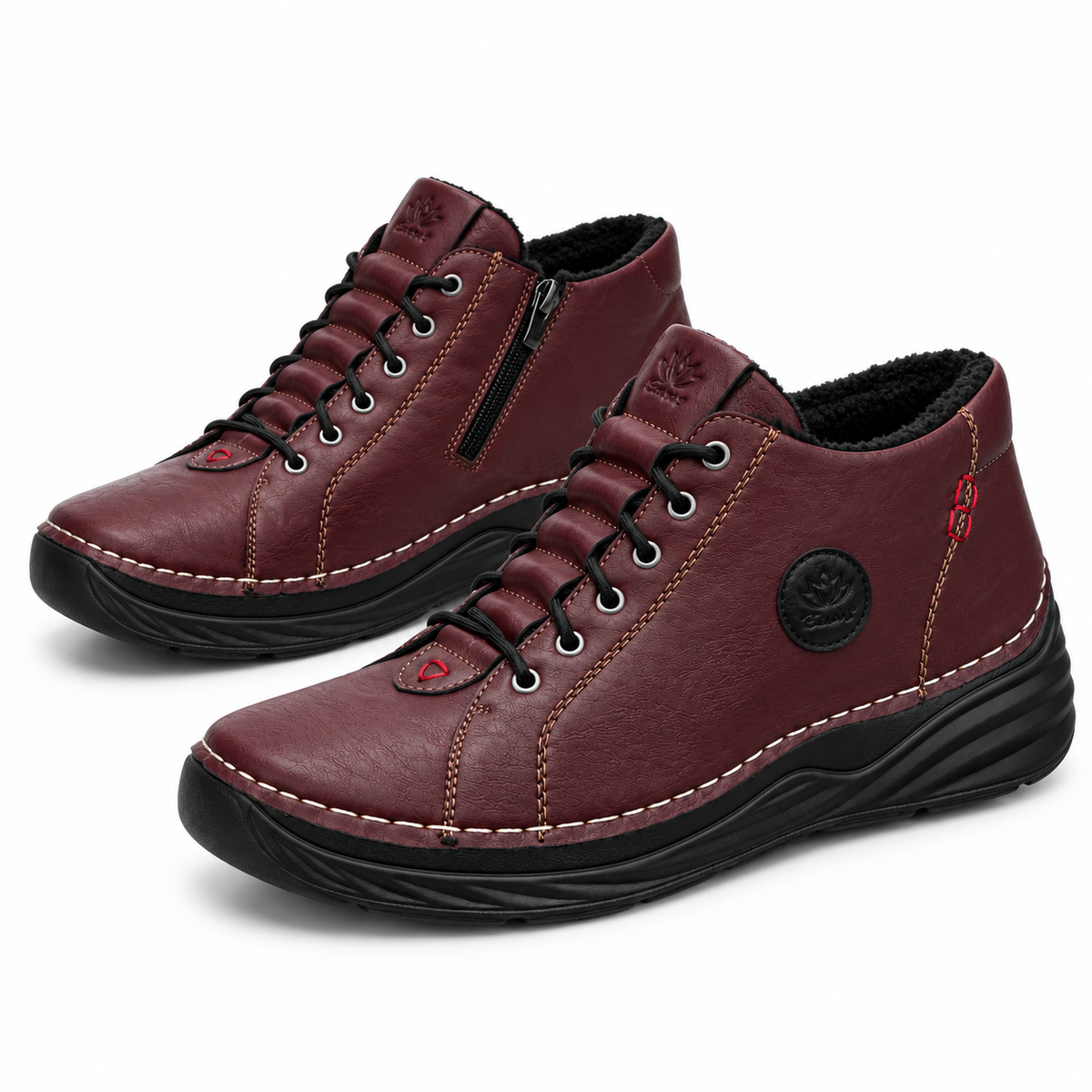Botki Damskie (36-41) 12Par 9592-4 RED