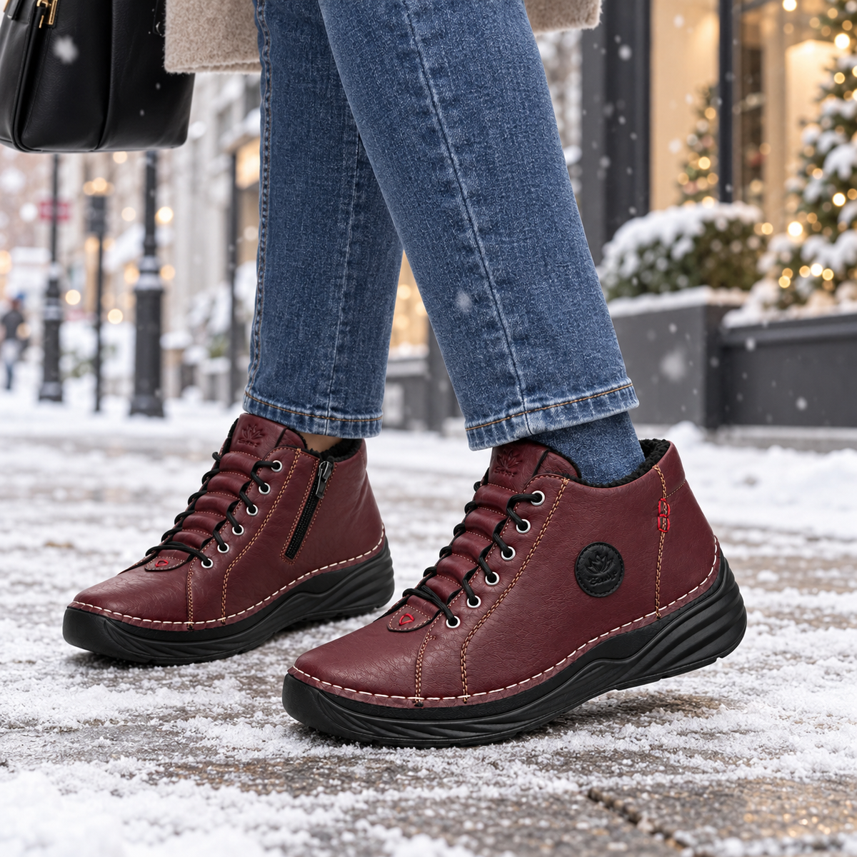 Botki Damskie (36-41) 12Par 9592-4 RED