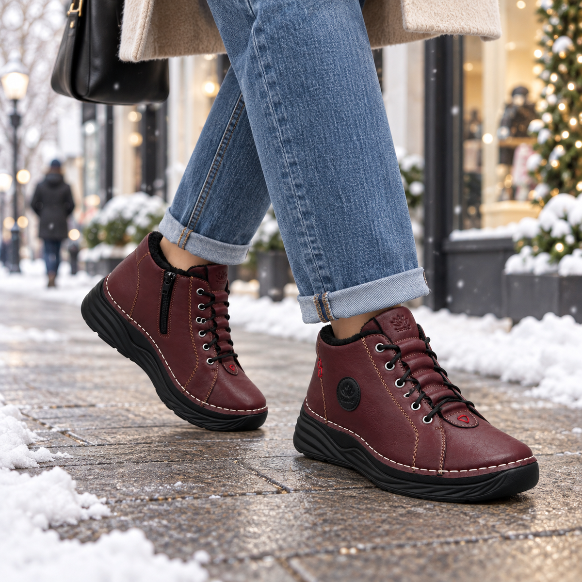 Botki Damskie (36-41) 12Par 9592-4 RED