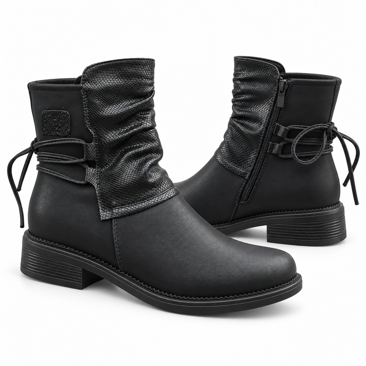 Botki Damskie (36-42) 12Par D27585-1 BLACK