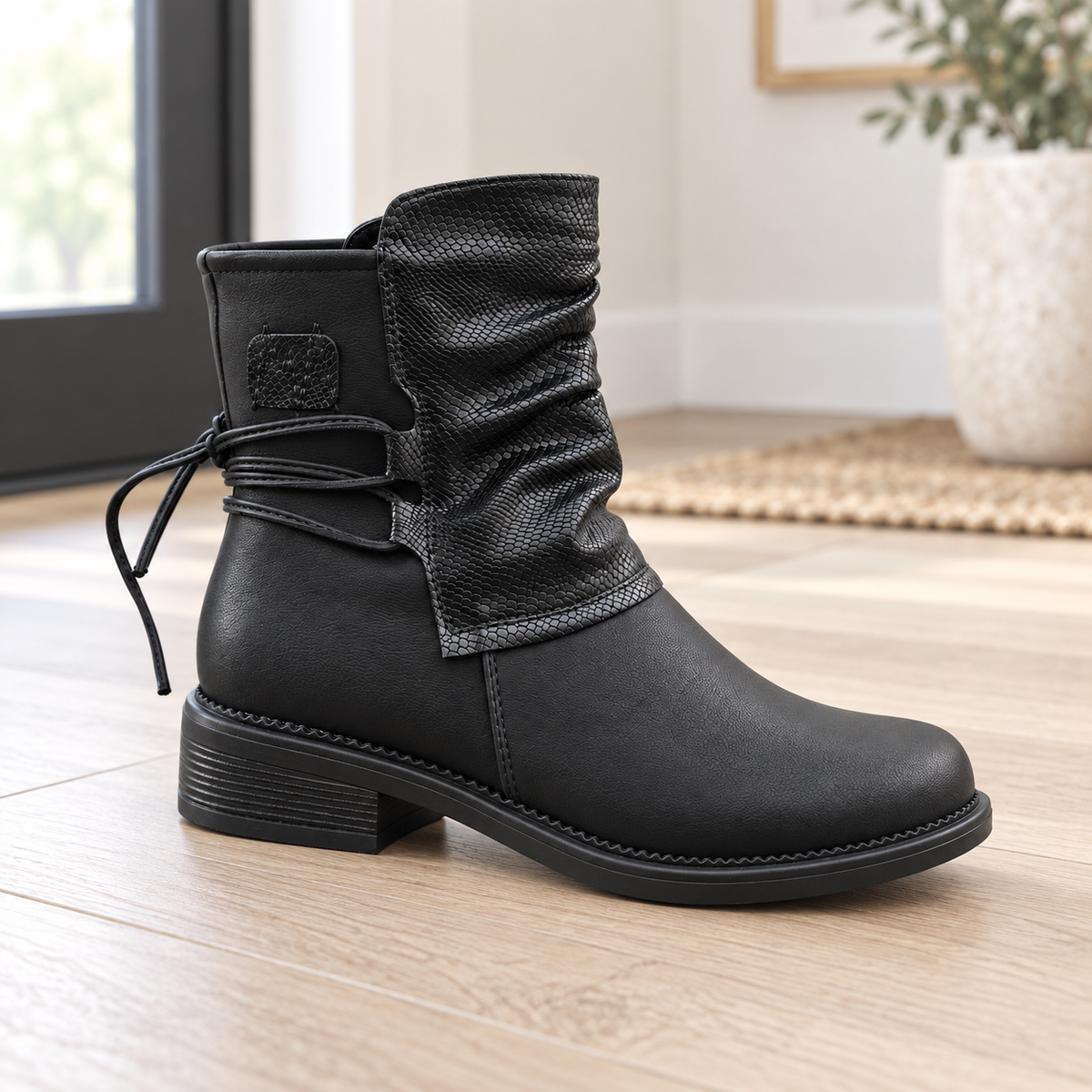 Botki Damskie (36-42) 12Par D27585-1 BLACK