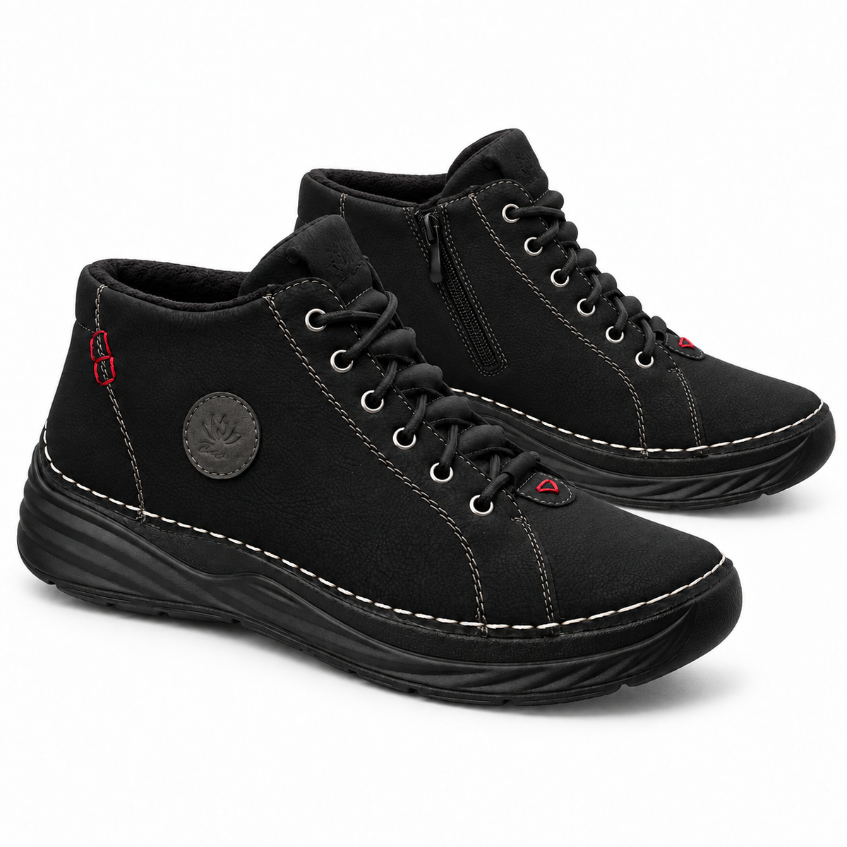 Botki Damskie (36-41) 12Par 9592-1 BLACK
