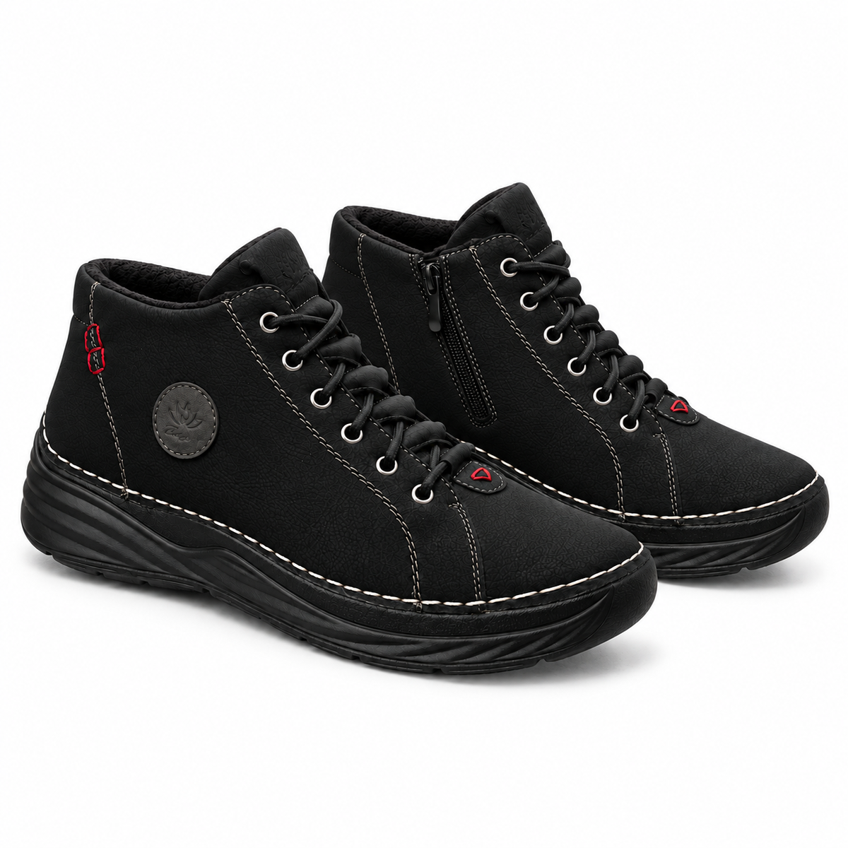 Botki Damskie (36-41) 12Par 9592-1 BLACK