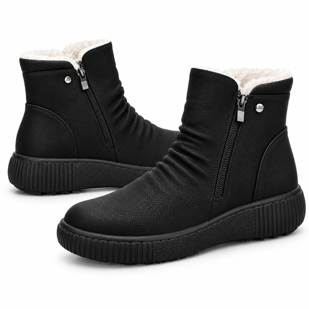 Botki Damskie (36-42) 12Par M218-1 BLACK
