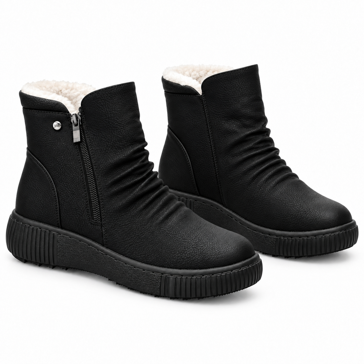 Botki Damskie (36-42) 12Par M218-1 BLACK