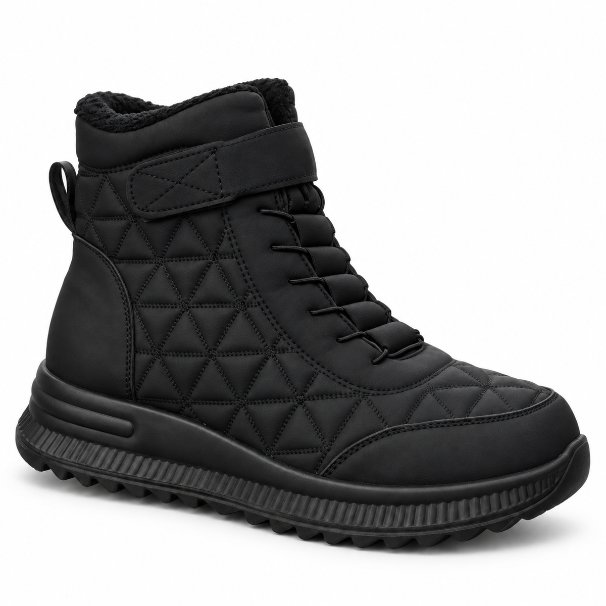 Botki Śniegowce damskie (36-42, 12par) D1506-1 BLACK