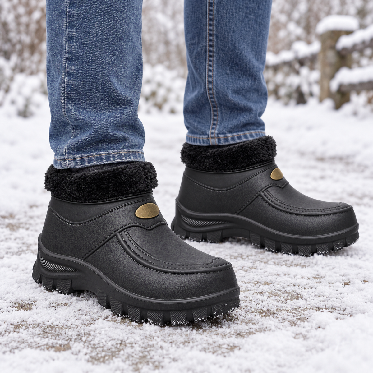 Kalosze Męskie A1016 (41-46) Black