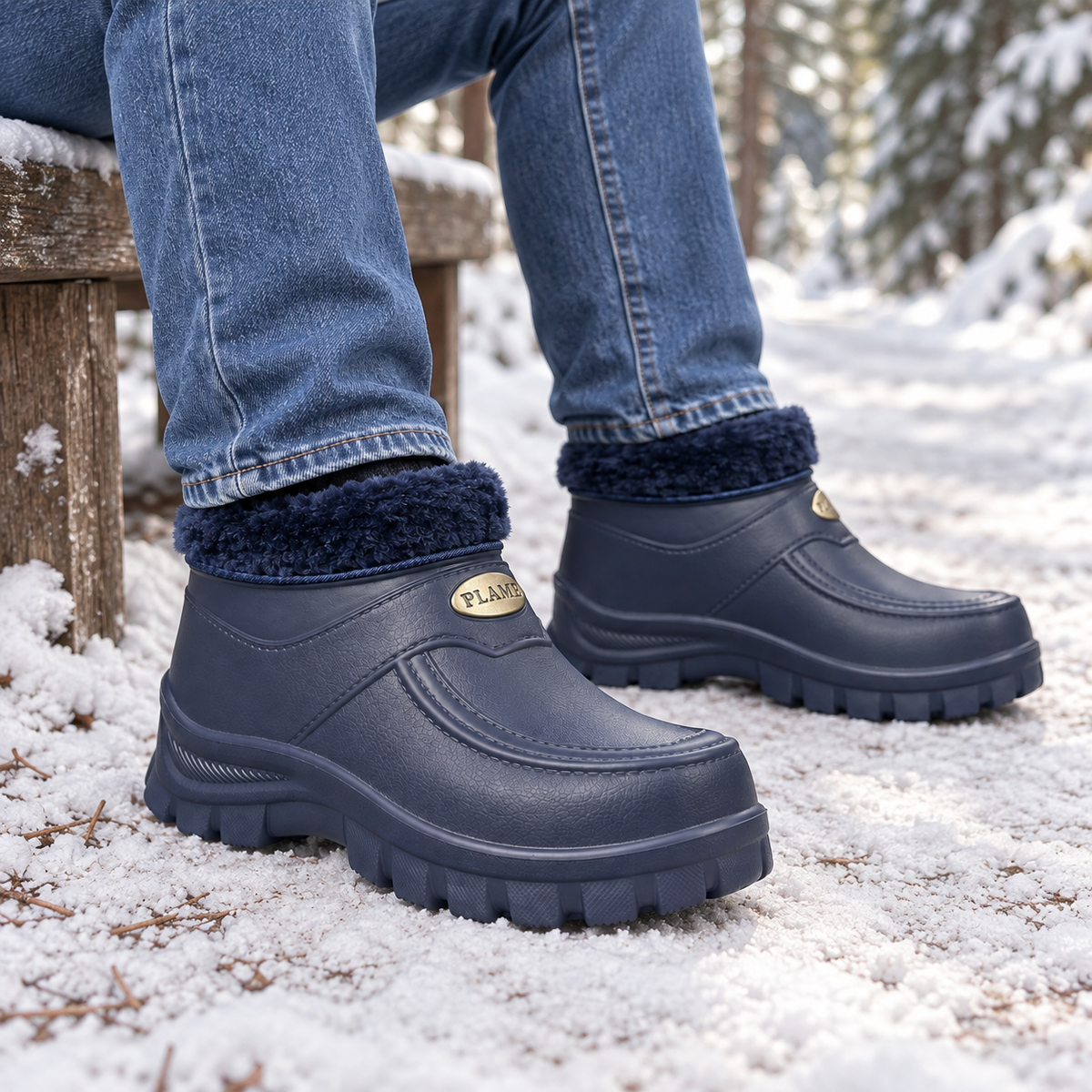 Kalosze Męskie A1016 (41-46) D.Blue
