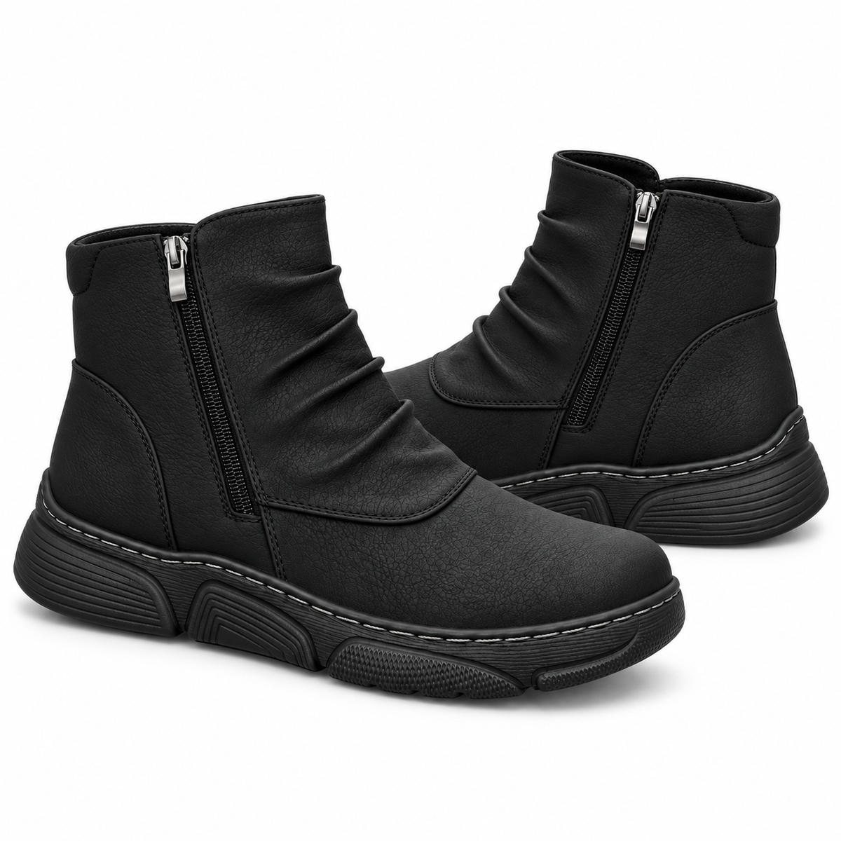 Botki Damskie (36-42) 12Par D26332-1 BLACK