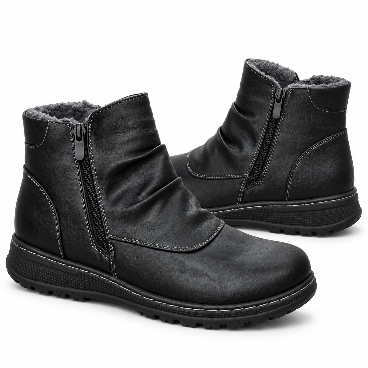Botki Damskie (36-42) 12Par D51-1 BLACK