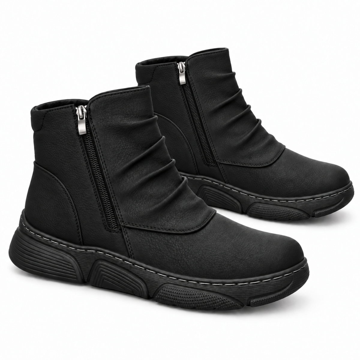 Botki Damskie (36-42) 12Par D26332-1 BLACK