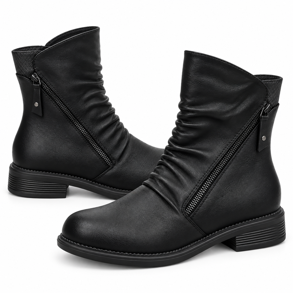 Botki Damskie (36-41) 12Par 27587-1 BLACK
