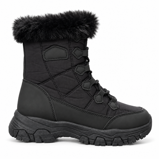 Botki Śniegowce damskie (36-41, 12par) D9158-21 ALL BLACK