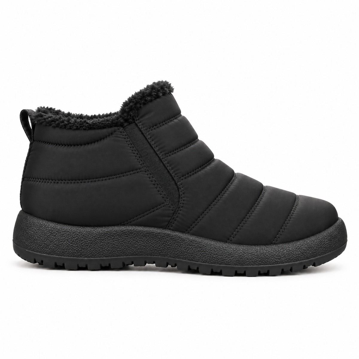 Botki Śniegowce damskie-OCIEPLANE (36-42, 12par) D7513-21 BLACK