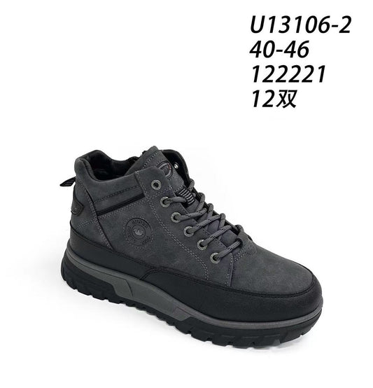 Botki Męskie (40-46) 12Par U13106-2 Grey