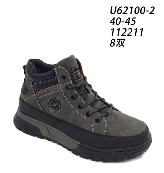 Botki Męskie (40-45) 8Par U62100-2 Grey