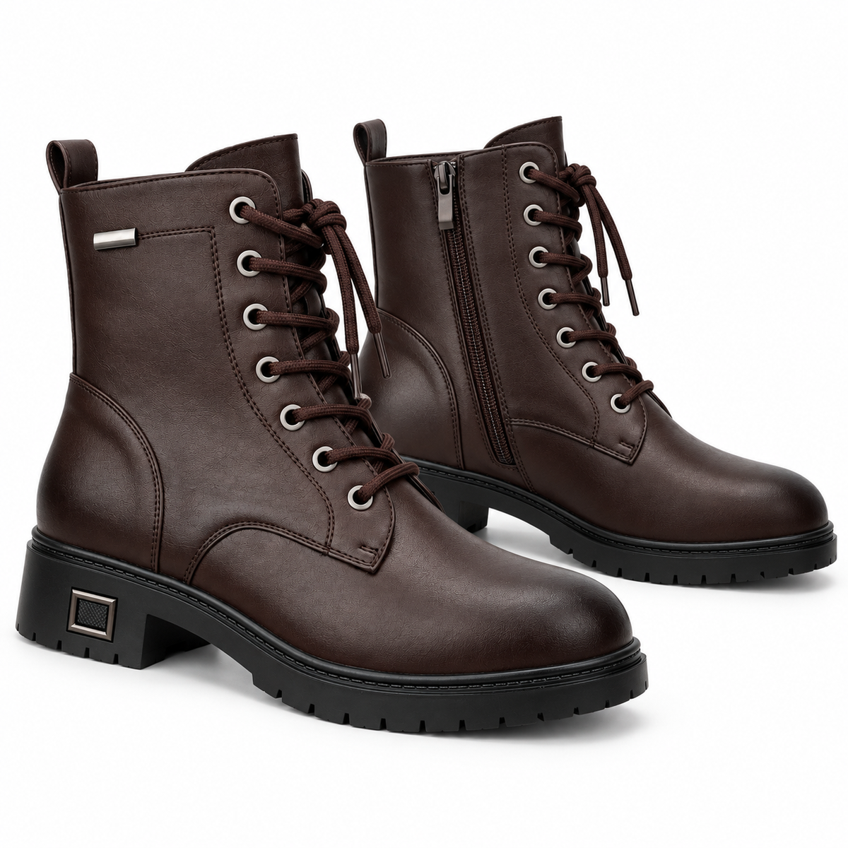 Botki Damskie (36-41) 12Par 2910-4 BROWN
