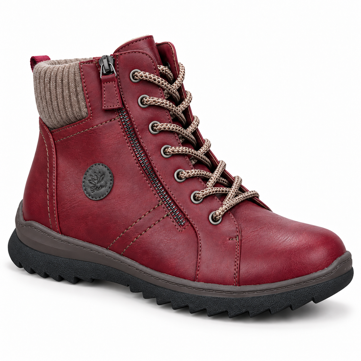 Botki Damskie (36-42) 12Par 9819-4 RED