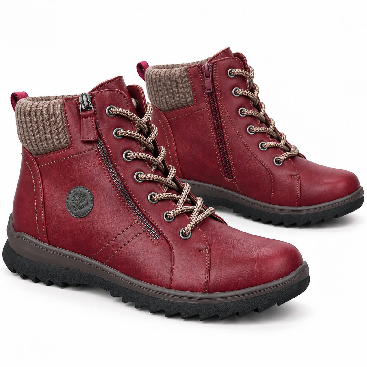 Botki Damskie (36-42) 12Par 9819-4 RED
