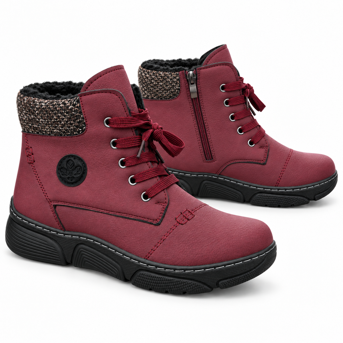 Botki Damskie (36-42) 12Par D1502-4 RED