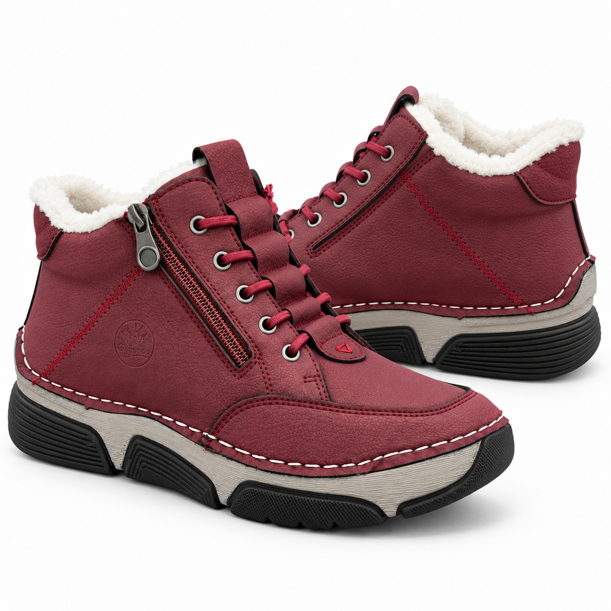 Botki Damskie (36-42) 12Par D1505-4 RED