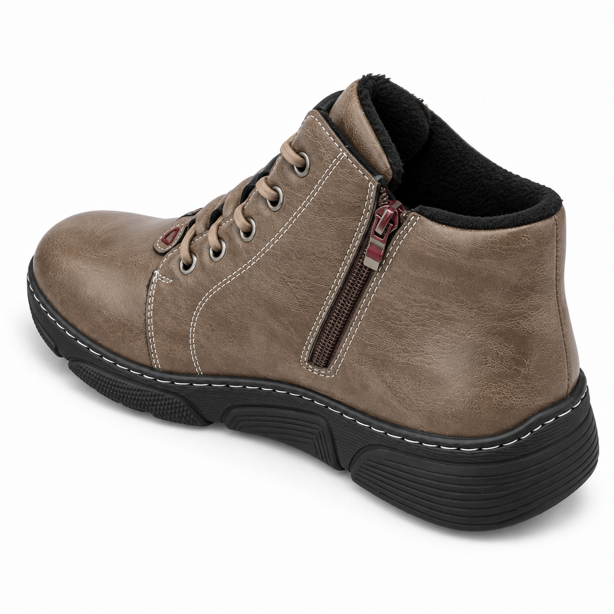 Botki Damskie (36-42) 12Par D1501-2 KHAKI