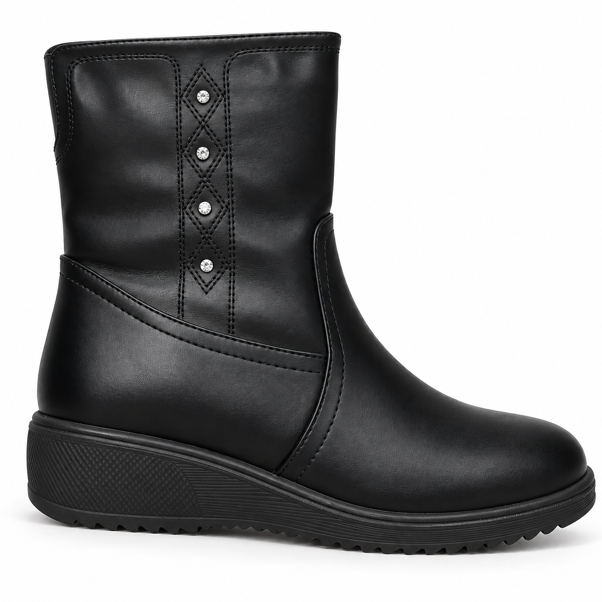 Botki Damskie (36-42) 12Par D26308-21 BLACK