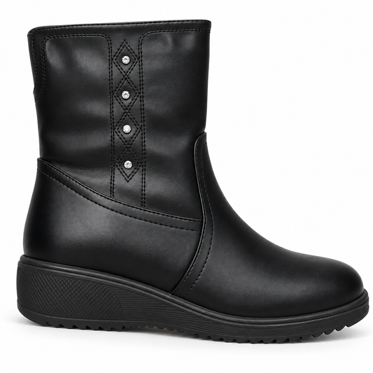 Botki Damskie (36-42) 12Par D26308-21 BLACK