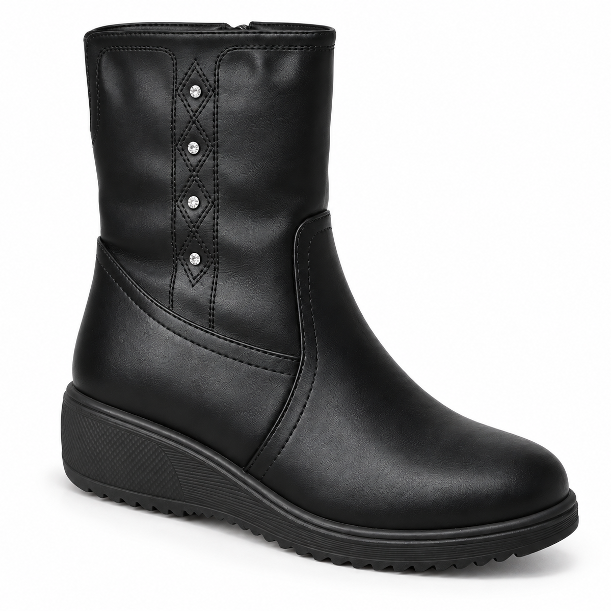 Botki Damskie (36-42) 12Par D26308-21 BLACK