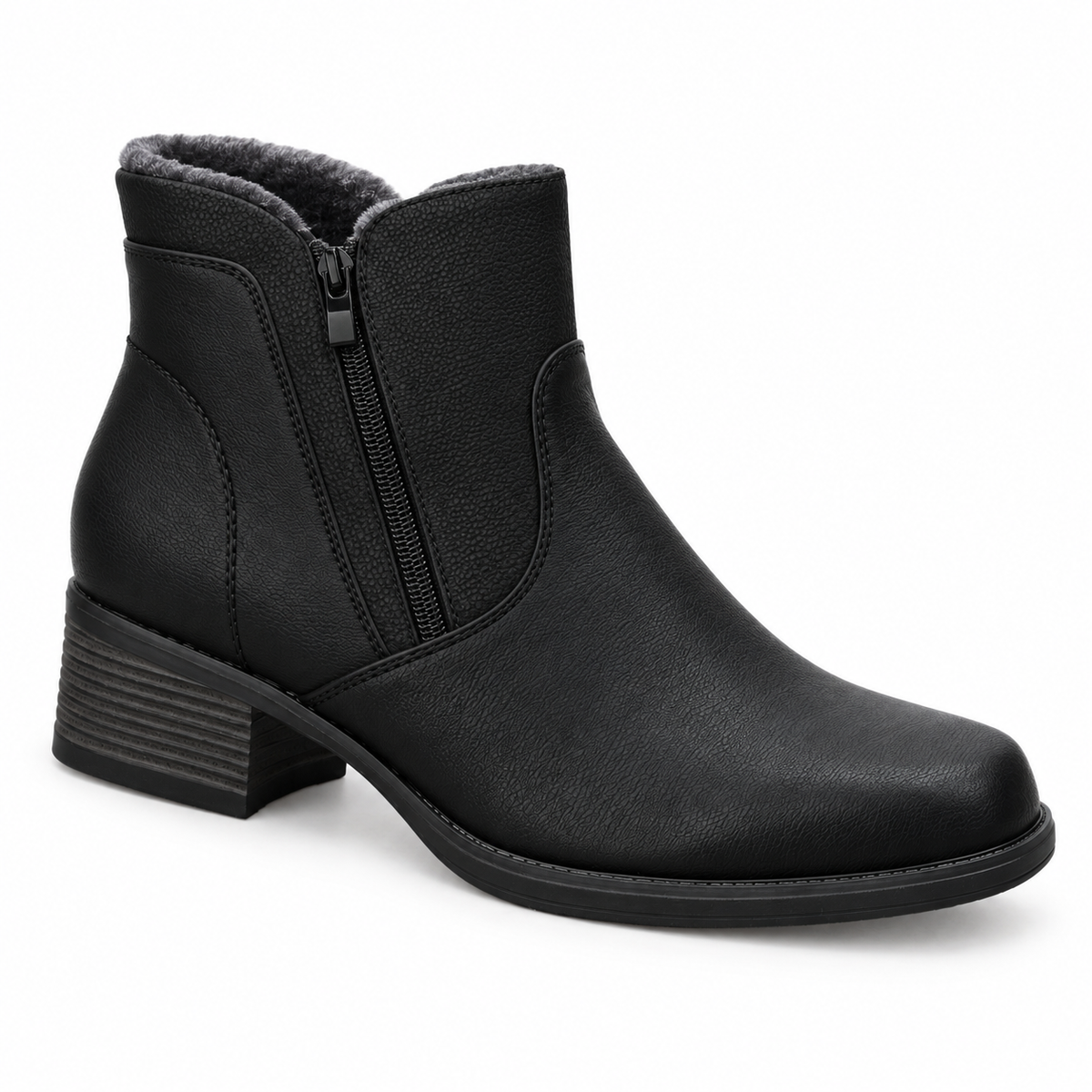 Botki Śniegowce damskie (36-41, 12par) 2083-3 BLACK